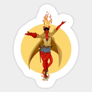 Hellgirl Sticker